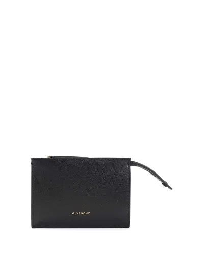 Givenchy Zipped Credit Card Case In Black