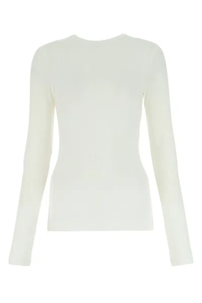 GIVENCHY WHITE STRETCH NYLON TOP