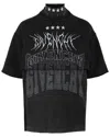 Givenchy Layered Graphic T-shirt With Balaclava In Black
