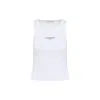 Givenchy Slim Tank Top With Logo Print In White