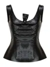 Givenchy Knot-detailed Top In Black