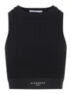 Givenchy Black Cotton Top In Black