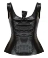 Givenchy Knot-detailed Top In Black
