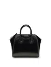 Givenchy Structured Leather Top Handle Bag In Black