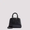 Givenchy Black Buffalo Leather Top Handle Bag In Black