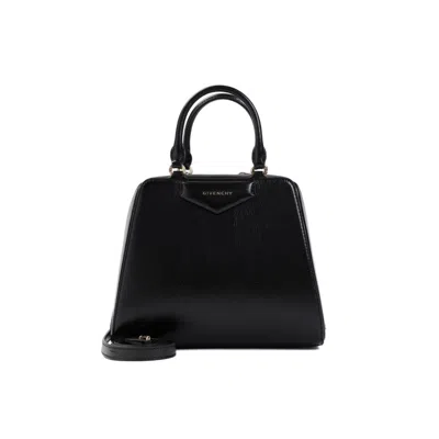 Givenchy Top Handle Black Buffalo Leather Bag