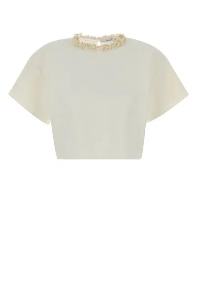 GIVENCHY WHITE VISCOSE BLEND TOP