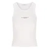 Givenchy Slim-fit Cotton Tank Top With Paris Print In Neutral