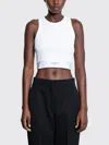 Givenchy Cropped Tank Top With Logo In White