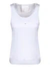 Givenchy Cotton Tank Top In White
