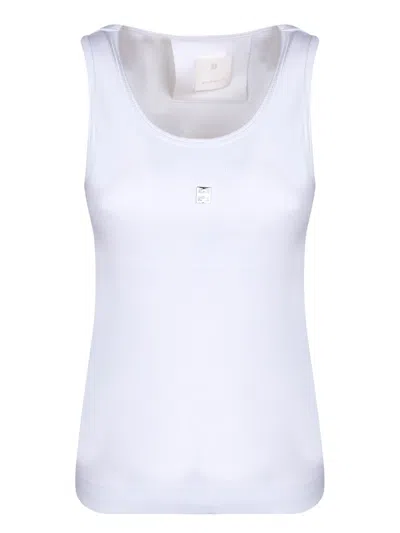 Givenchy Cotton Slim Tank Top In White