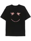 Givenchy Crew-neck T-shirt With Whimsical Unicorn Print In Black