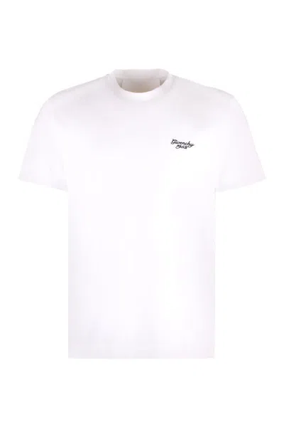 Givenchy Logo-print Cotton T-shirt In White