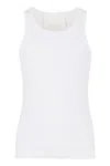Givenchy White Cotton Blend T-shirts And Polos In White
