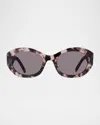 Givenchy Tortoise Acetate 4g Sunglasses In Brown