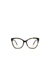 Givenchy Tortoiseshell Cat-eye Glasses In Black