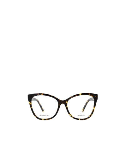 Givenchy Tortoiseshell Cat-eye Glasses In Black