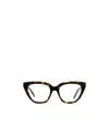 Givenchy Tortoiseshell Cat-eye Glasses In Black
