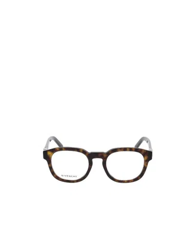 Givenchy Tortoiseshell Round-frame Glasses In Black