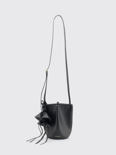 Givenchy Bow-detail Leather Crossbody Bag In Black