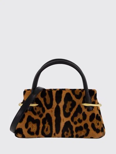 Givenchy Pinch Mini Embellished Leopard-print Calf-hair Shoulder Bag In Multi