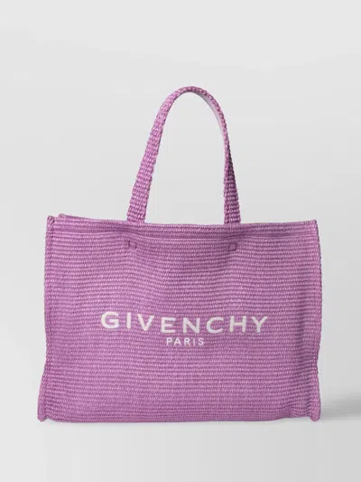 Givenchy Tote Bags With Rectangular Shape And Woven Texture