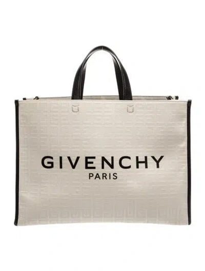 Pre-owned Givenchy Tote Medium In Neutrals