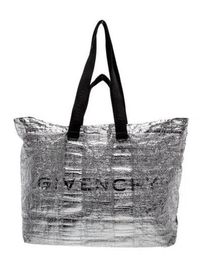 Pre-owned Givenchy Tote In Silver