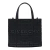 Givenchy Woman Black Fabric Mini G-tote Handbag In Black