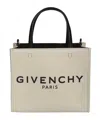 Givenchy Mini G-tote Canvas Tote In Neutrals