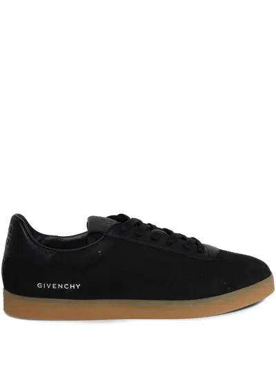 Givenchy Town Lace-up Sneakers In Blue