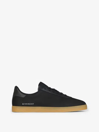 Givenchy Town Trainers In Nubuck And Leather In Black