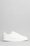 Givenchy Low Top Leather Sneakers With Perforated Detailing In White