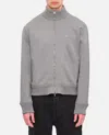 Givenchy Zip Through Sweatshirt Men In Gray