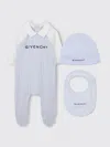 Givenchy Ribbed-knit Babygrow Set In Blue