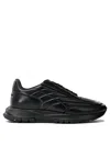 Givenchy Quilted-pattern Leather Sneakers In Black