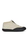 Givenchy Fabric And Leather Sneakers With Intentional Dirties In White