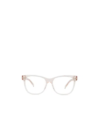 Givenchy Transparent-frame Logo Glasses In White