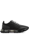 Givenchy Quilted Black Sneakers With Translucent Sole And Contrasting Laces In Black