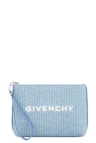 Givenchy Travel Pouch In Denim Blue