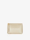 Givenchy Travel Pouch In 4g Coated Canvas In Multicolor
