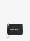 Givenchy Travel Pouch In Raffia In Multicolor