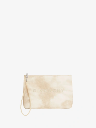 Givenchy Pochette  En Toile Tie And Dye In Multicolor