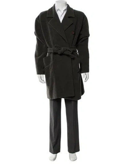 Pre-owned Givenchy Trench Coat In Green