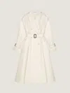Givenchy Cocoon Shoulder Double-breasted Belted Trench Coat