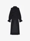 Givenchy Long-sleeved Windbreaker In Bleu Foncé