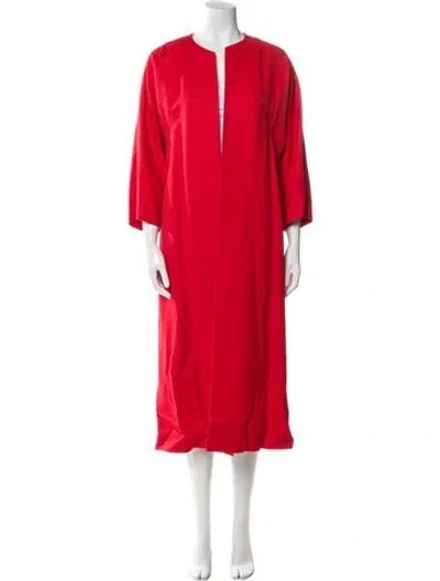 Pre-owned Givenchy Trench Coat In Red