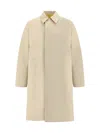 Givenchy Welt-pockets Cotton Trenchcoat In Brown