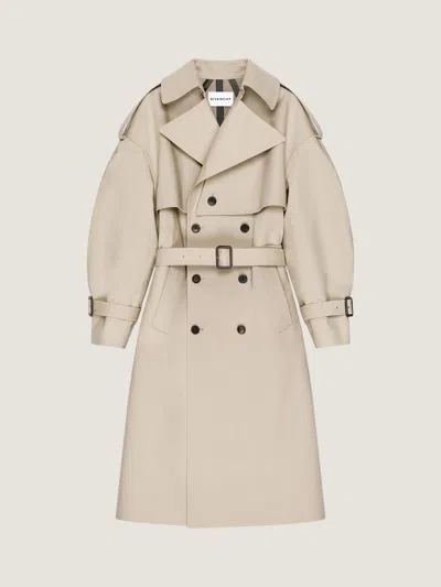 Givenchy Trench Couture Seam En Coton In Multi