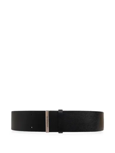 Givenchy Trench Leather Belt In Black